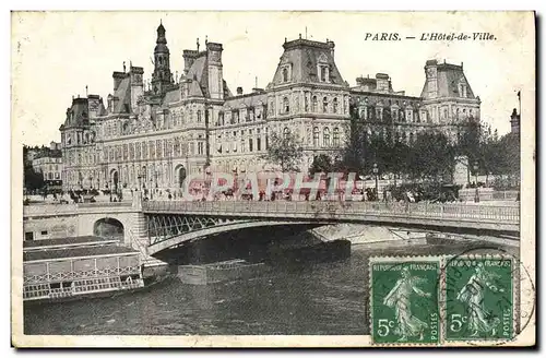 Cartes postales Paris L&#39Hotel De Ville