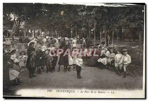 Ansichtskarte AK Dunkerque Le Parc De La Mairie Enfants