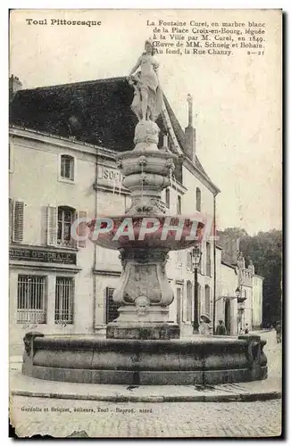 Cartes postales Toul Pittoresque La Fontaine Curel