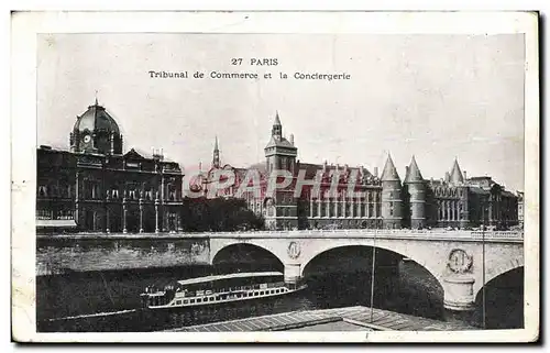 Cartes postales Paris Tribunal De Commerce Et La Conciergerie