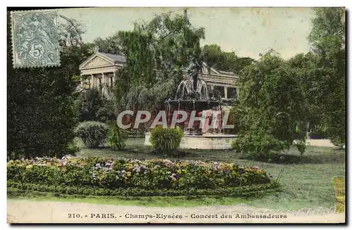 Cartes postales Paris Champs Elysees Concert Des Ambassadeurs