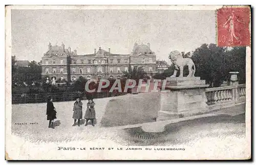 Ansichtskarte AK Paris Le Senat Et Le Jardin Du Luxembourg Enfants