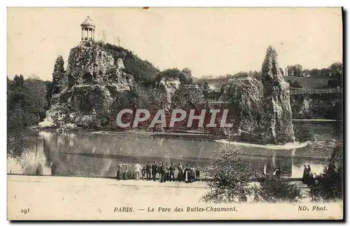 Ansichtskarte AK Paris Le Parc Des Buttes Chaumont