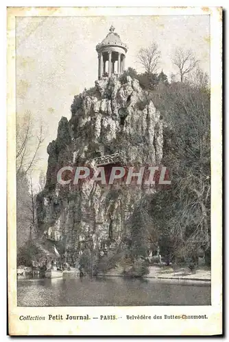 Ansichtskarte AK Paris Belvedere Des Buttes Chaumont