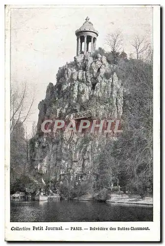 Cartes postales Paris Belvedere Des Buttes Chaumont
