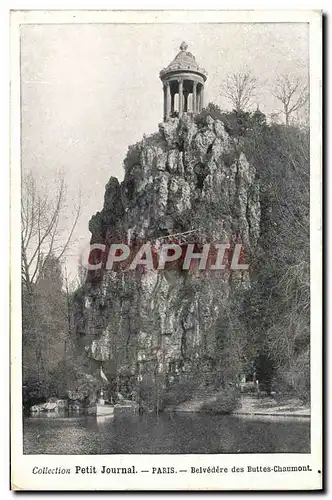 Ansichtskarte AK Paris Belvedere Des Buttes Chaumont