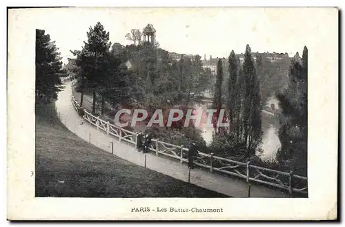 Cartes postales Paris Les Buttes Chaumont