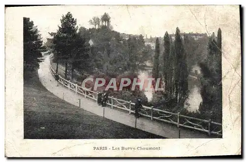 Cartes postales Paris Les Buttes Chaumont