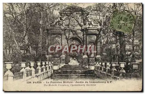 Cartes postales Paris La Fontaine De Medicis Jardin Du Luxembourg