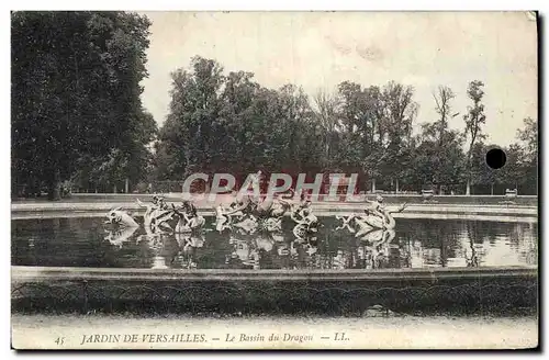 Ansichtskarte AK Jardin De Versailles Le Bassin Du Dragon