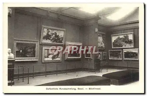 Cartes postales Oeffentliche Kunstsammlung Basel Bocklinsaal
