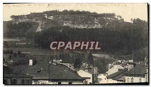 Cartes postales Ville au bord des montagnes