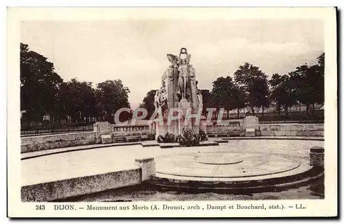 Cartes postales Dijon Monument Aux Morts