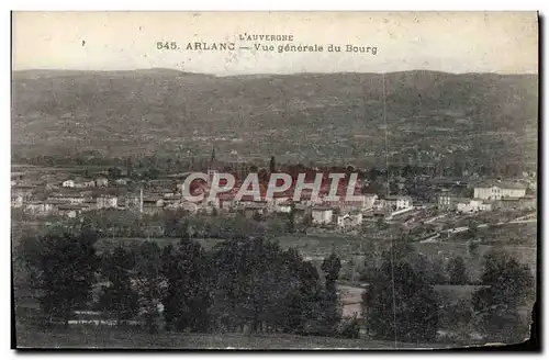 Cartes postales L&#39Auvergne Arlanc Vue Generale Du Bourg