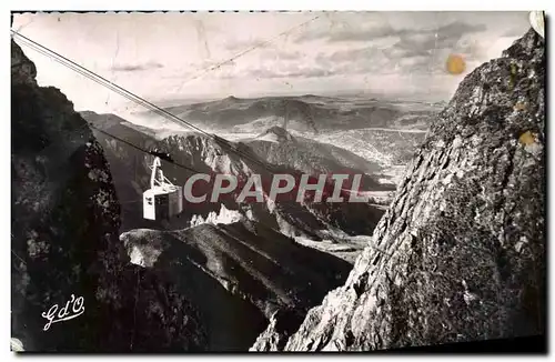 Ansichtskarte AK L&#39Auvergne chaine Des Monts Dore Et Sancy Teleferique Qu Dessus Des Aiguilles