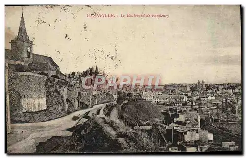 Cartes postales Granville Le Boulevard De Vanfleury