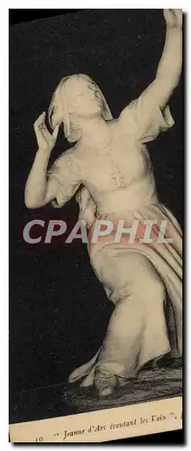 Cartes postales Jeanne D&#39Arc Ecoutant Les voix par A Allar