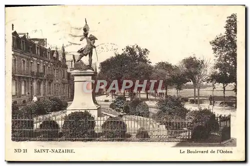 Cartes postales Saint Nazaire Le Boulevard De l'Ocean