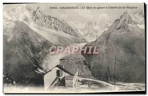 Cartes postales Chamonix La Mer De Glace Chalet De la Flegere