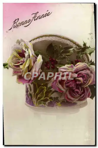 Cartes postales Fantaisie Fleurs