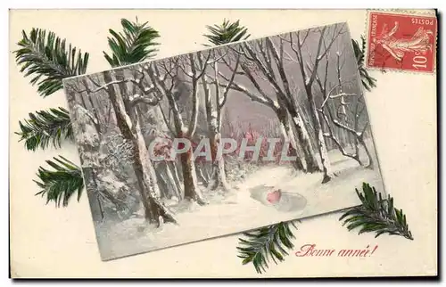 Cartes postales Fantaisie Bonne annee