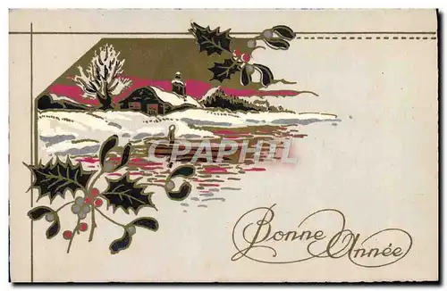 Cartes postales Fantaisie Bonne annee