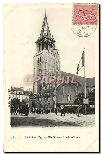 Cartes postales Paris Eglise St Germain Des Pres