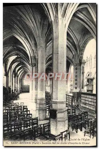 Cartes postales Saint Severin Seconde Nef De Droite Paris