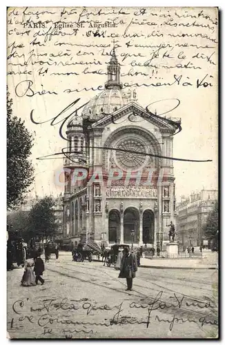 Cartes postales Paris Eglise St Augustin