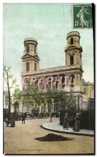 Cartes postales Paris Eglise St Sulpice