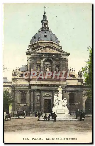 Cartes postales Paris Eglise De La Sorbonne