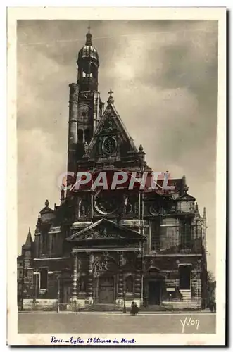 Ansichtskarte AK Paris En Flanant Eglise St Etienne Du Mont