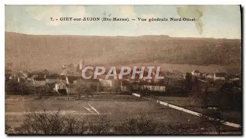 Cartes postales Giey Sur Aujon Vue Generale Nord Ouest