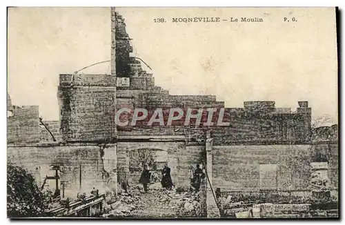 Cartes postales Mogneville Le Moulin Militaria