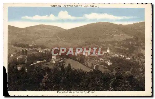 Cartes postales Yzeron Pittoresque Vue Generale Prise Du Py Froid