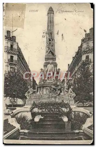 Cartes postales Lyon Monument Carnot