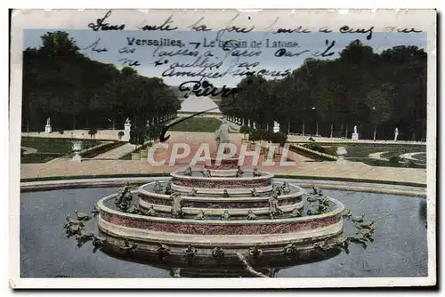Cartes postales Versailles Le Bassin Du Latone