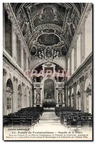 Ansichtskarte AK Palais De Fontainebleau Chapelle De La Trinite