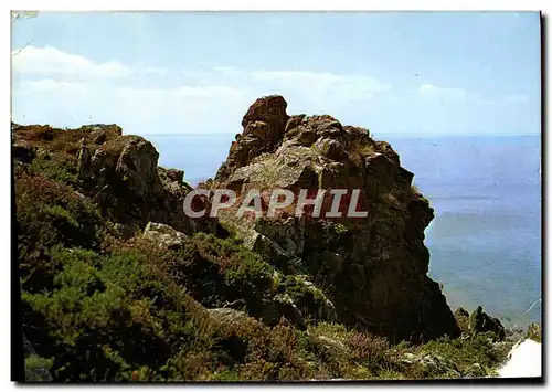 Cartes postales moderne Carolles Edenville La Cote Sauvage Rocher Du Diable