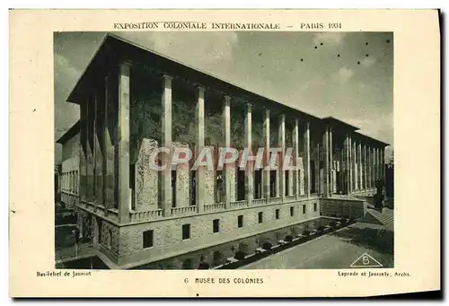 Cartes postales Exposition Coloniale Internationale Paris Musee Des Colonies