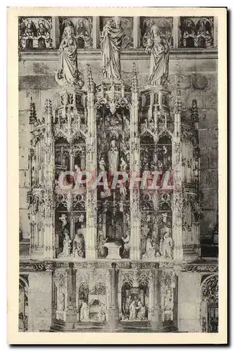 Cartes postales Eglise De Brou Retable Des Sept Joies De La Vierge