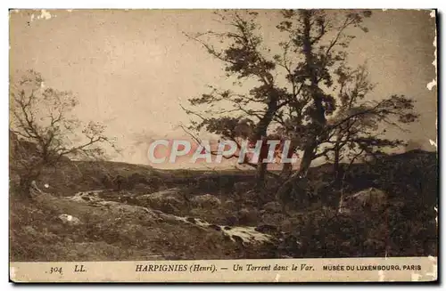 Cartes postales Harpignies Un Torrent dans le Var Paris Musee du Luxembourg