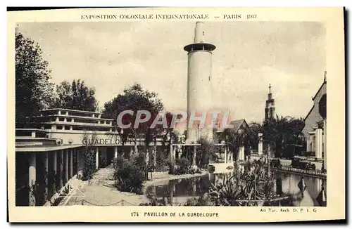 Cartes postales Exposition Coloniale Internationale Paris 1931 Pavillon de la Guadeloupe