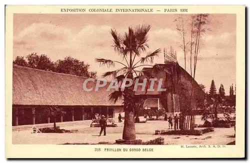 Ansichtskarte AK Exposition Coloniale Internationale Paris 1931 Pavillon du Congo Belge