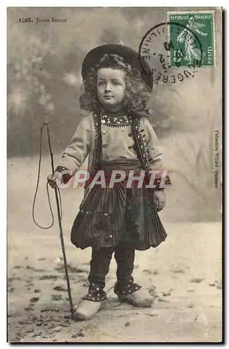 Cartes postales Jeune Breton Folklore