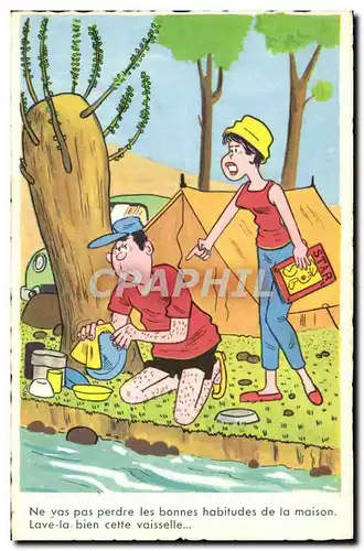 Cartes postales Ne Yas Pas Perdre les Bonnes Habitudes de la Maison Camoing