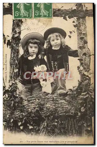 Cartes postales La Bretagne Vous Salue Enfants Folklore