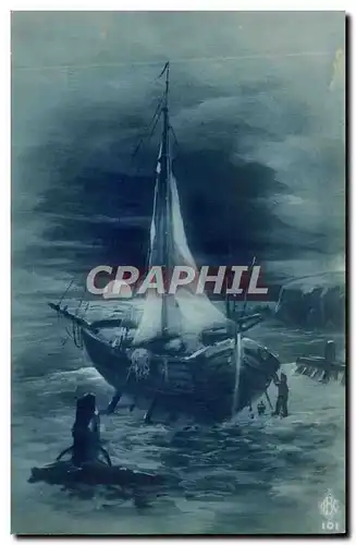 Cartes postales Fantaisie Bateau