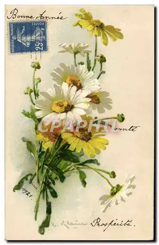 Cartes postales Fantaisie Fleurs