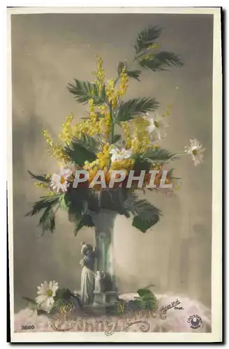 Cartes postales Fantaisie Fleurs